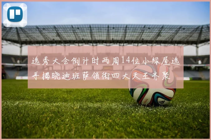 选秀大会倒计时两周14位小绿屋选手揭晓迪班萨领衔四大天王齐聚